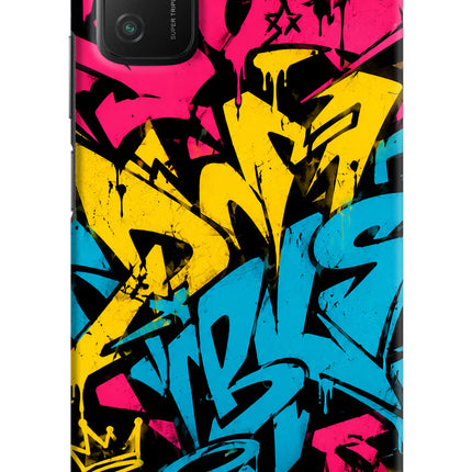 Graffiti Vibe Poco M3 Hard Case Back Cover by Casekaro