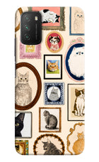 Mirror Cats Poco M3 Hard Case Back Cover by Casekaro