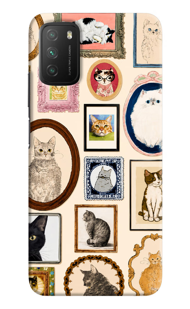 Mirror Cats Poco M3 Hard Case Back Cover by Casekaro