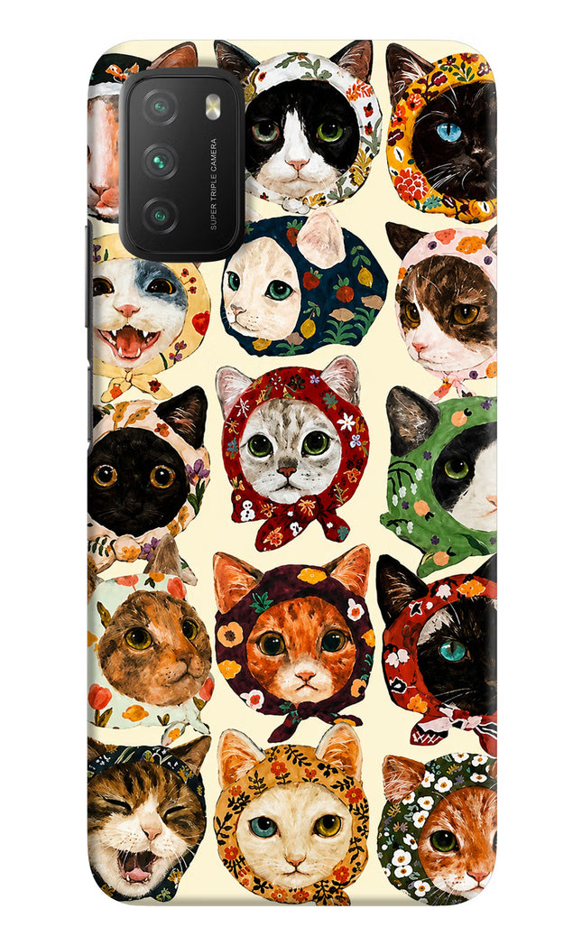 Cool Cat Poco M3 Hard Case Back Cover by Casekaro