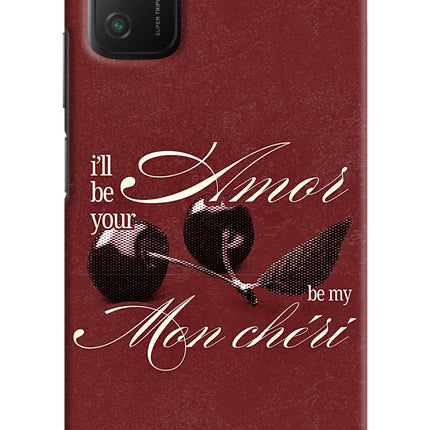 Velvet Cherry Poco M3 Hard Case Back Cover by Casekaro