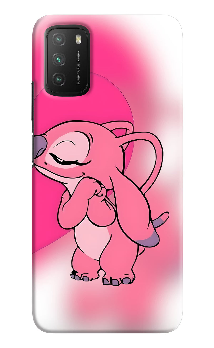 Angel Hug Poco M3 Back Cover, Hard case