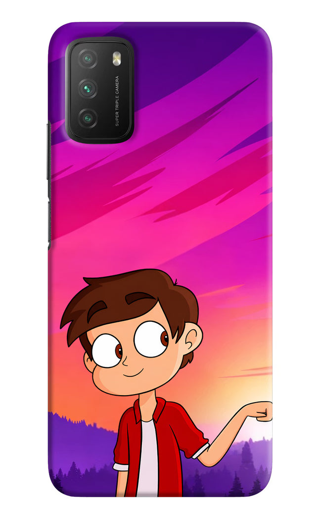 Marco Sunset Poco M3 Hard Case Back Cover by Casekaro