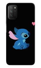 Stitch Crush Poco M3 Hard Case Back Cover by Casekaro