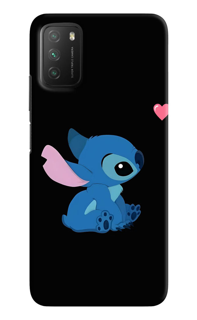 Stitch Crush Poco M3 Hard Case Back Cover by Casekaro