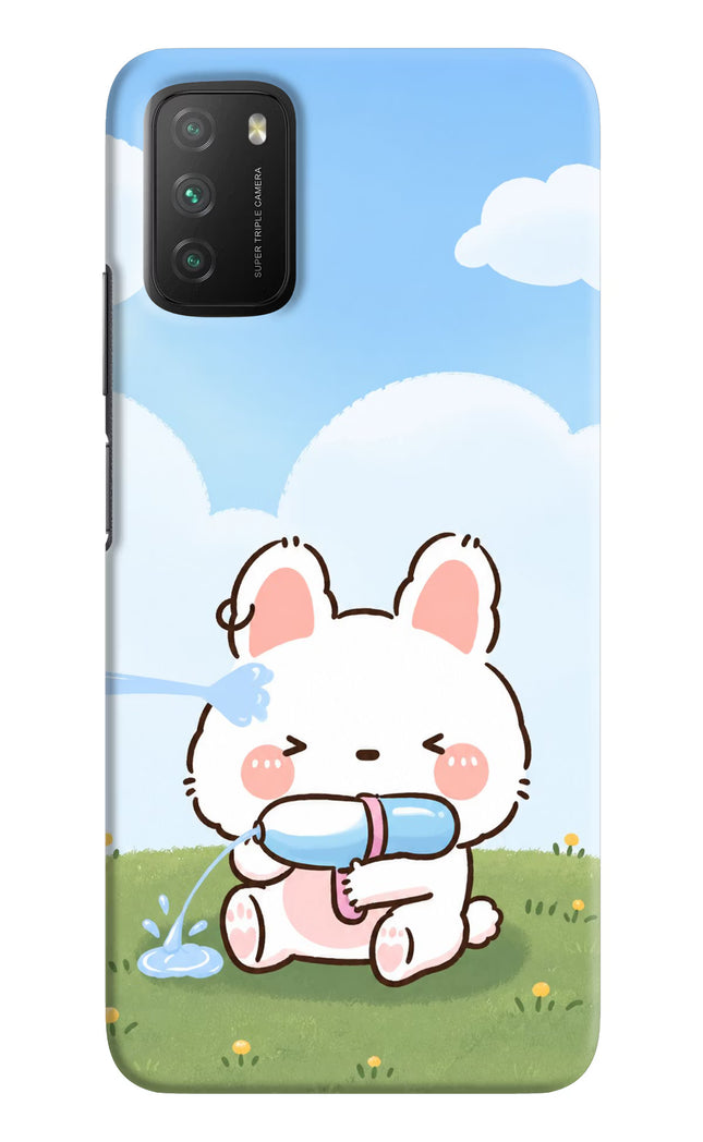 Bunny Treat Poco M3 Hard Case Back Cover by Casekaro