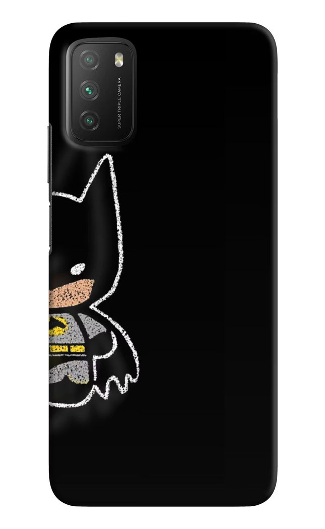 Bat Kitty Poco M3 Hard Case Back Cover by Casekaro