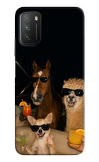 Party Squad Poco M3 Hard Case Back Cover by Casekaro