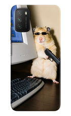 Hacker Hamster Poco M3 Hard Case Back Cover by Casekaro