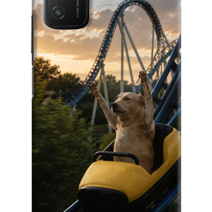 Rollercoaster Dog Poco M3 Hard Case Back Cover by Casekaro