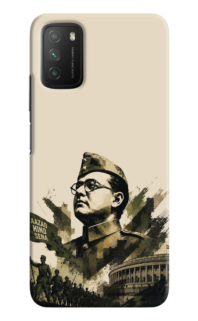 Netaji Rising Poco M3 Back Cover
