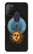 Divine Sun Poco M3 Hard Case Back Cover by Casekaro