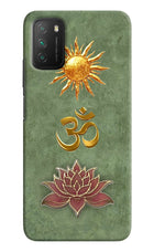 Om & Lotus Poco M3 Back Cover