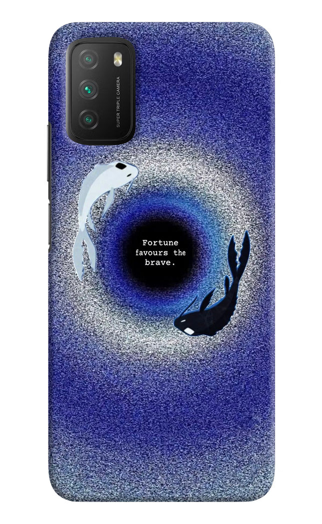 Dark Koi Poco M3 Hard Case Back Cover by Casekaro