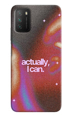 Pink Aura Poco M3 Back Cover