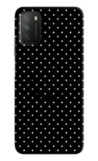 White Dots Poco M3 Pop Case by Casekaro