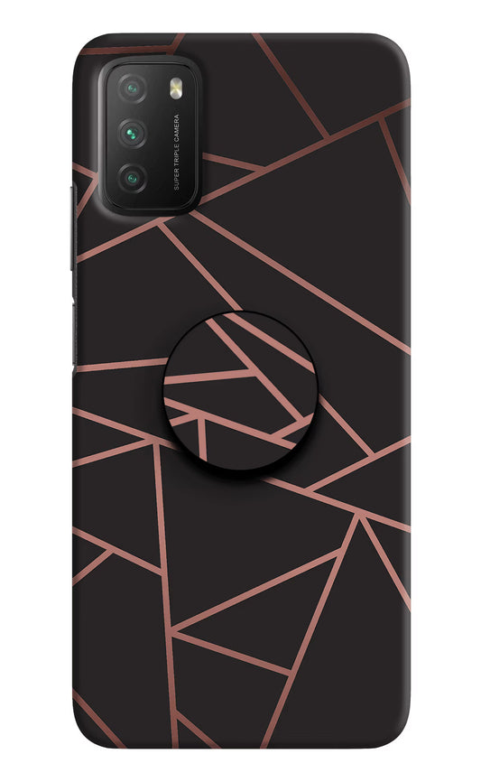 Geometric Pattern Poco M3 Pop Case by Casekaro