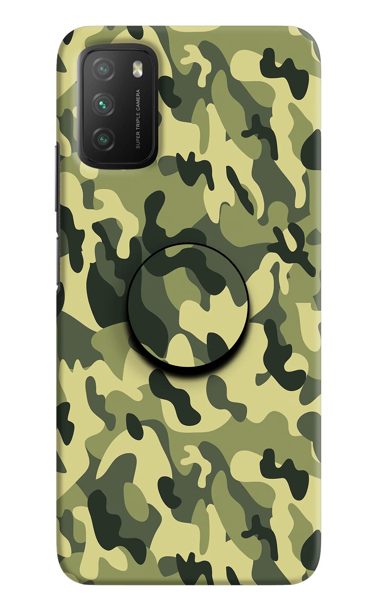 Camouflage Poco M3 Pop Case by Casekaro