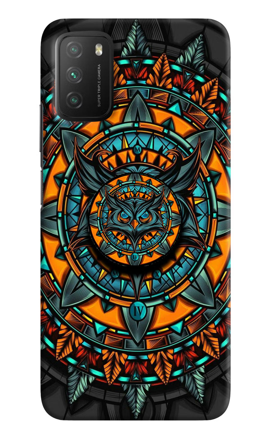 Angry Owl Poco M3 Pop Case, Hard case