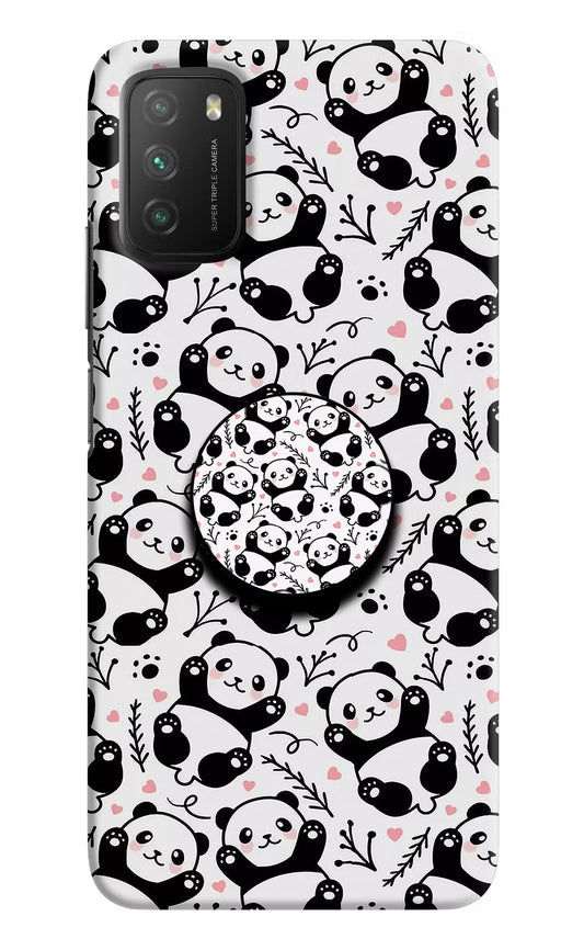 Cute Panda Poco M3 Pop Case by Casekaro