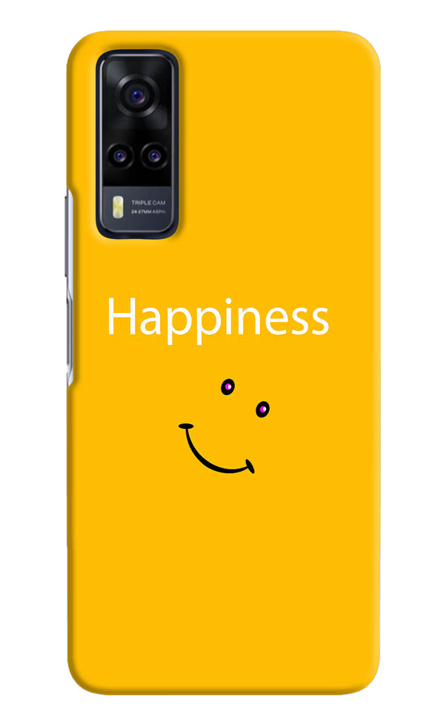 Happiness With Smiley Vivo Y31 Hard Case Back Cover by Casekaro