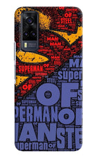 Superman Vivo Y31 Hard Case Back Cover by Casekaro