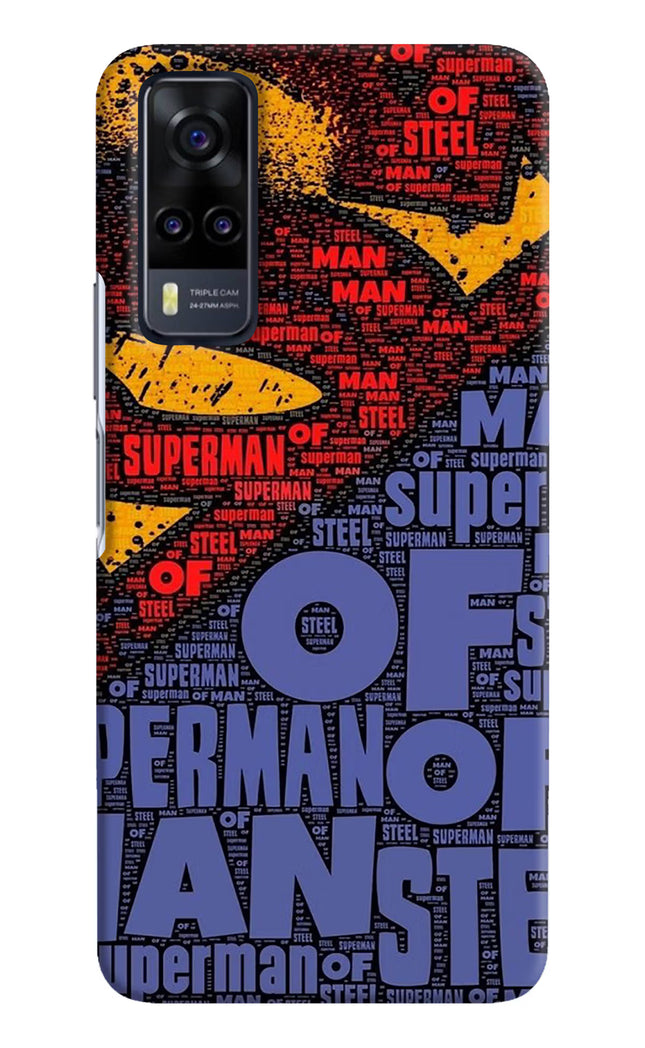 Superman Vivo Y31 Hard Case Back Cover by Casekaro