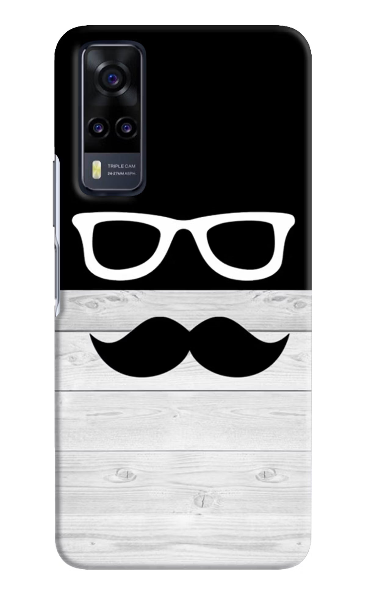Mustache Vivo Y31 Hard Case Back Cover by Casekaro