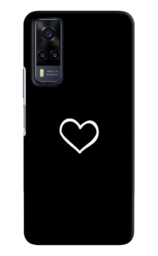 Heart Vivo Y31 Hard Case Back Cover by Casekaro