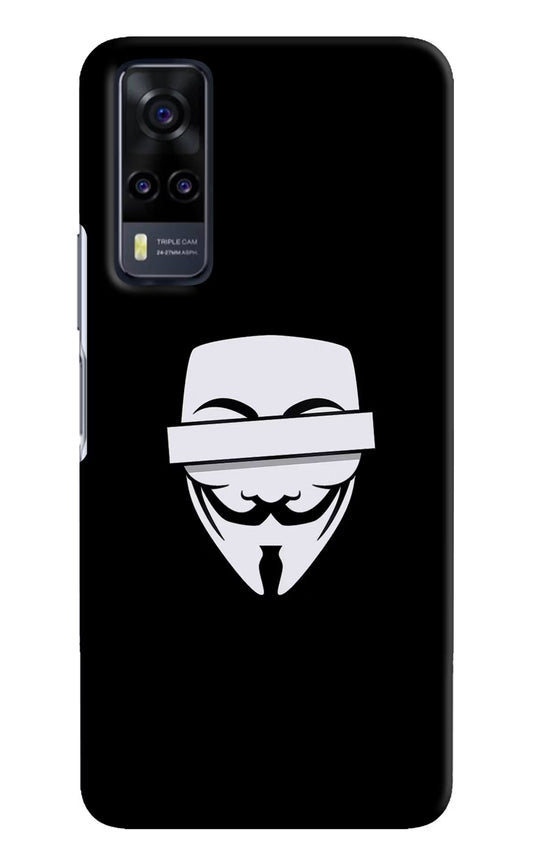 Anonymous Face Vivo Y31 Hard Case Back Cover by Casekaro