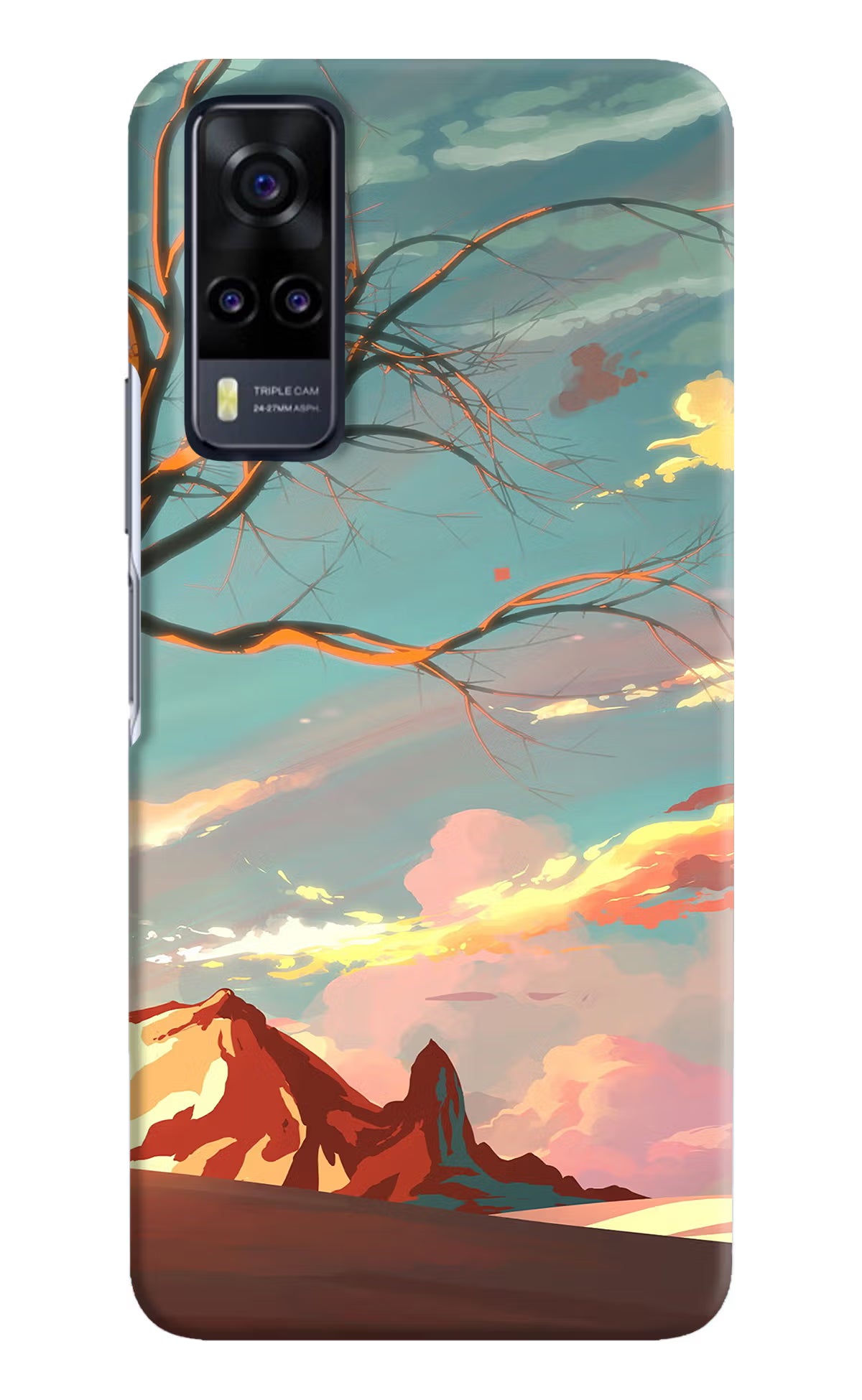 Scenery Vivo Y31 Hard Case Back Cover by Casekaro