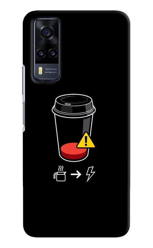 Coffee Vivo Y31 Hard Case Back Cover by Casekaro