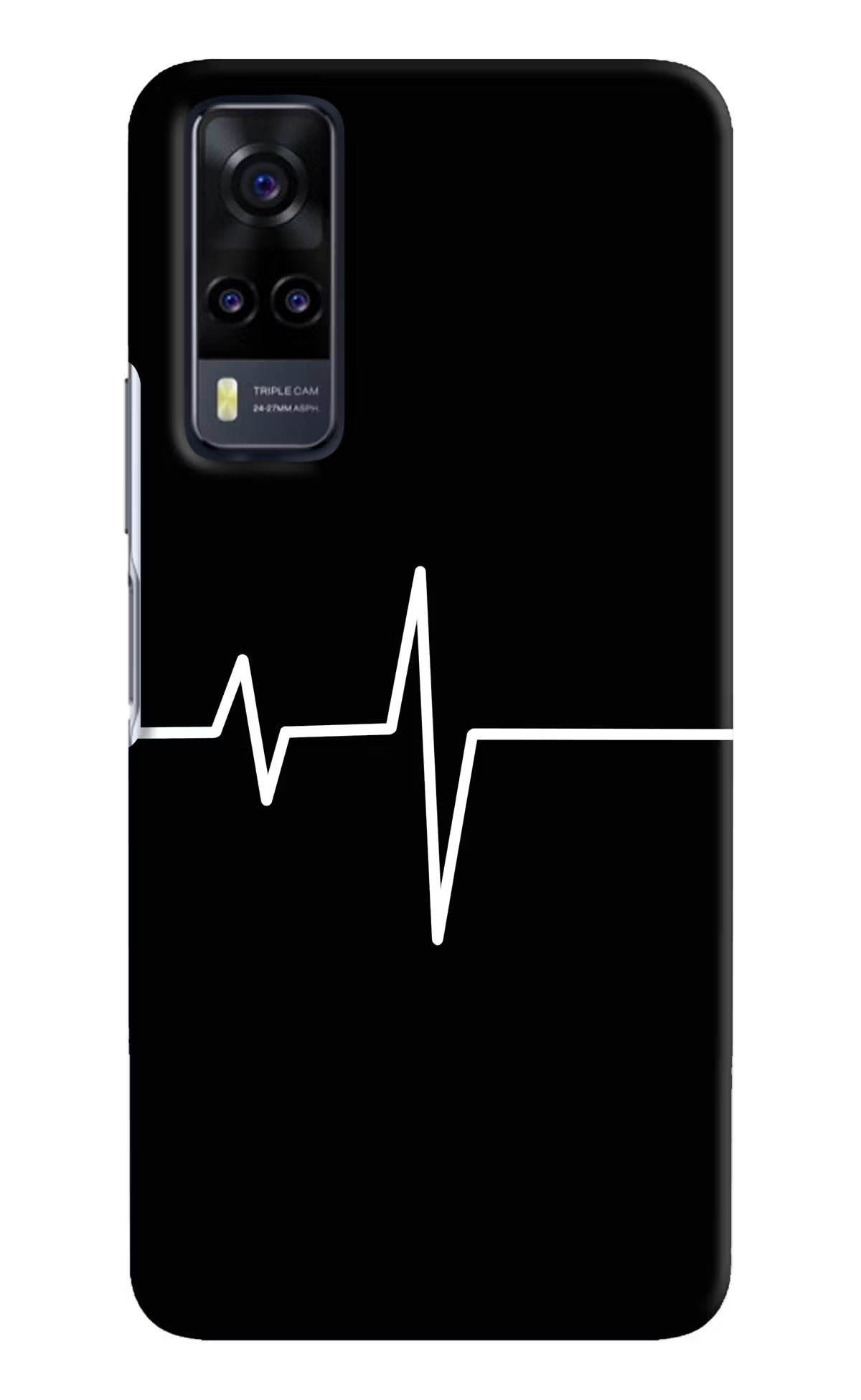 Heart Beats Vivo Y31 Hard Case Back Cover by Casekaro