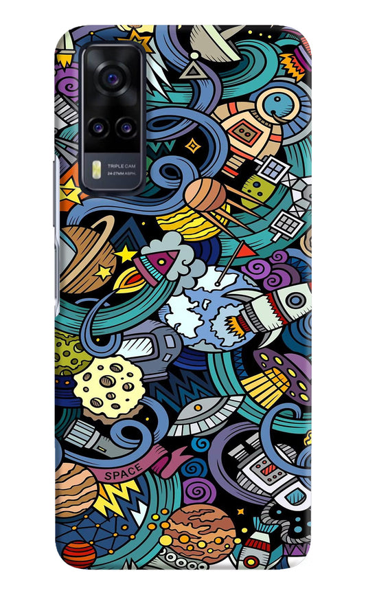 Space Abstract Vivo Y31 Hard Case Back Cover by Casekaro