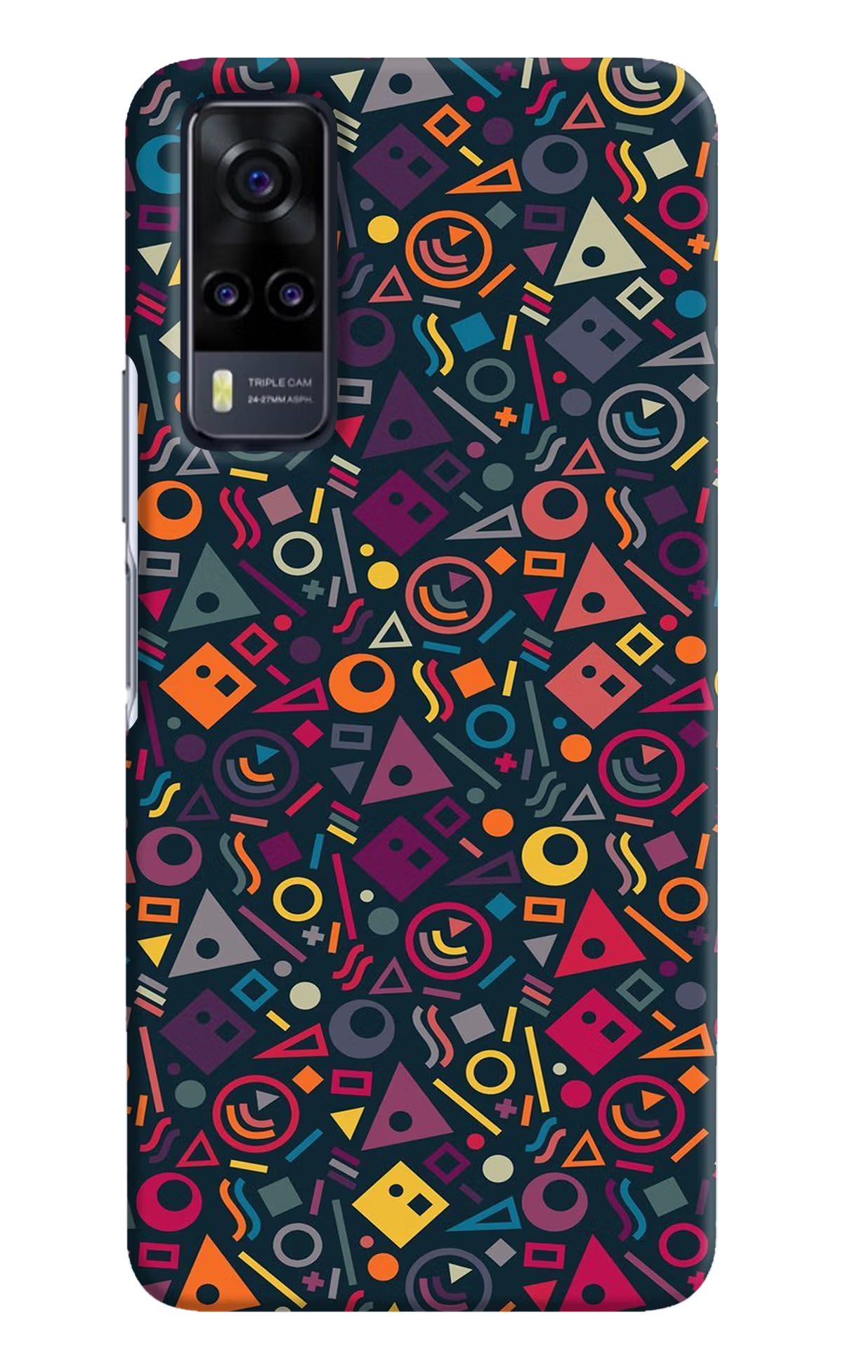 Geometric Abstract Vivo Y31 Hard Case Back Cover by Casekaro