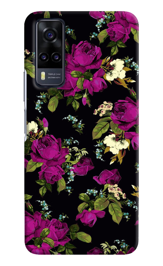 Flowers Vivo Y31 Hard Case Back Cover by Casekaro