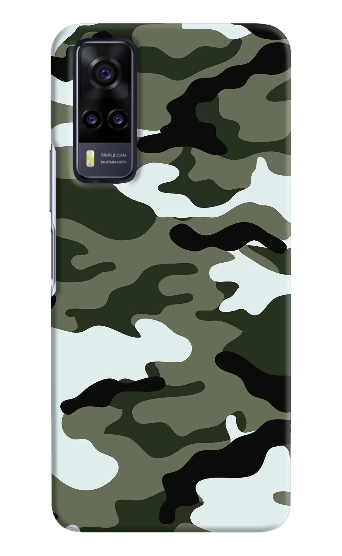 Camouflage Vivo Y31 Hard Case Back Cover by Casekaro