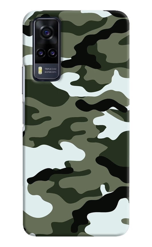 Camouflage Vivo Y31 Hard Case Back Cover by Casekaro