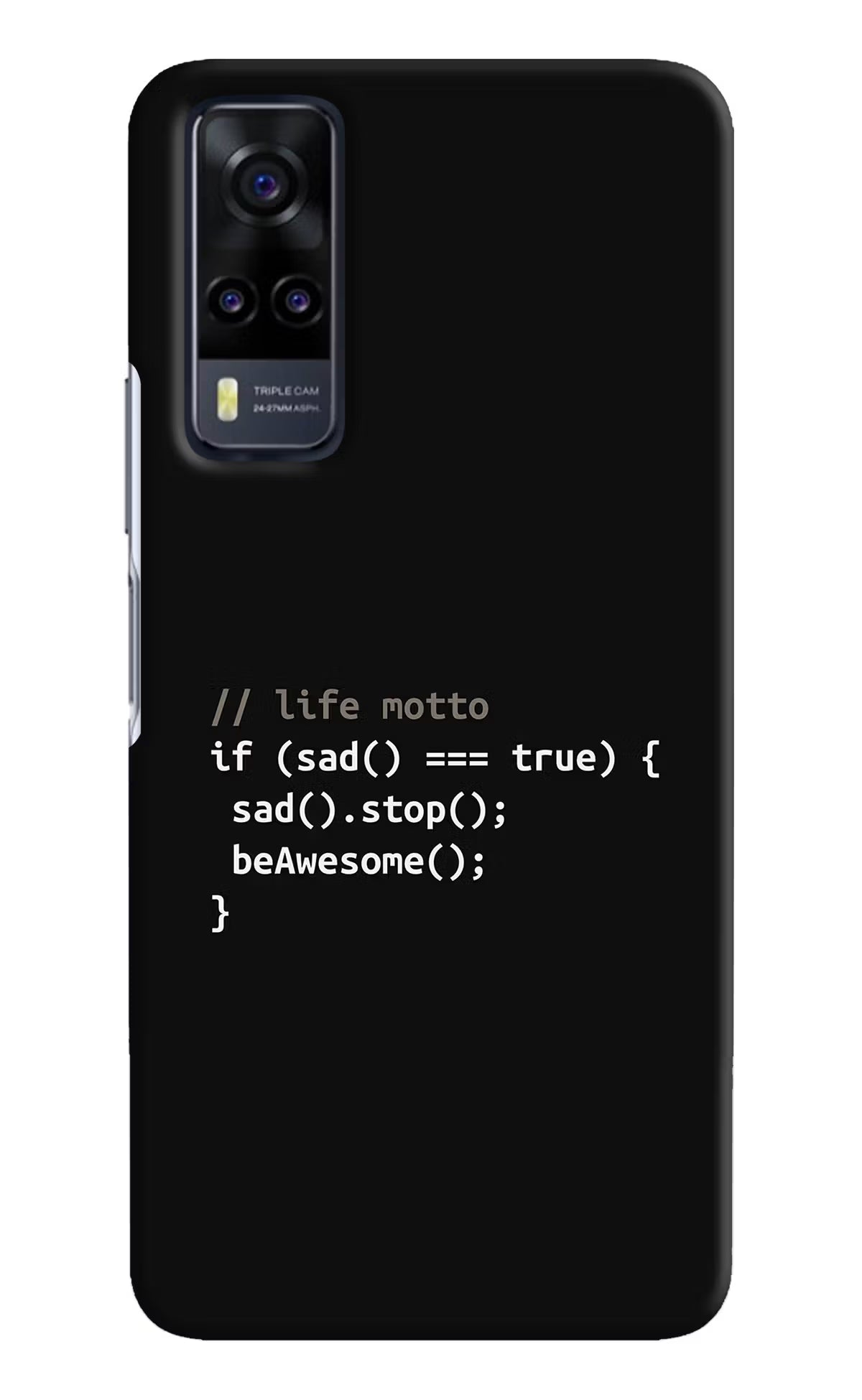 Life Motto Code Vivo Y31 Hard Case Back Cover by Casekaro
