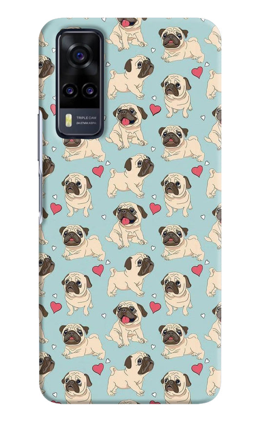 Pug Dog Vivo Y31 Hard Case Back Cover by Casekaro