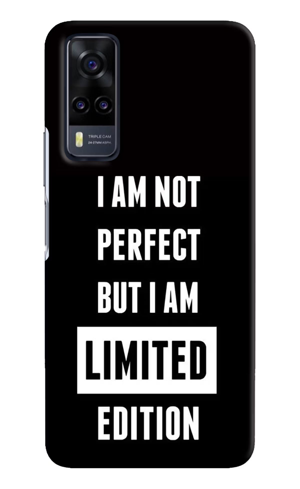 I Am Not Perfect But I Am Limited Edition Vivo Y31 Hard Case Back Cover by Casekaro