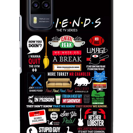 FRIENDS Vivo Y31 Hard Case Back Cover by Casekaro
