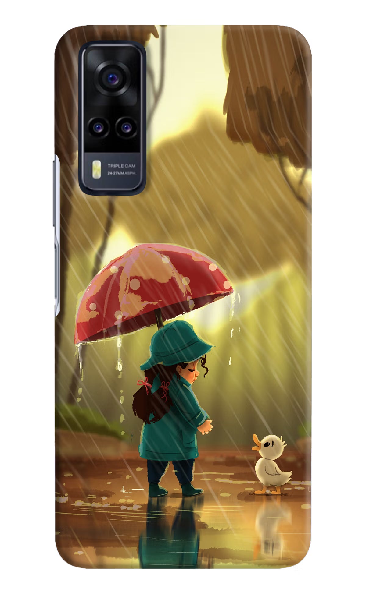 Rainy Day Vivo Y31 Hard Case Back Cover by Casekaro