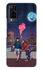 Chilling Couple Vivo Y31 Hard Case Back Cover by Casekaro
