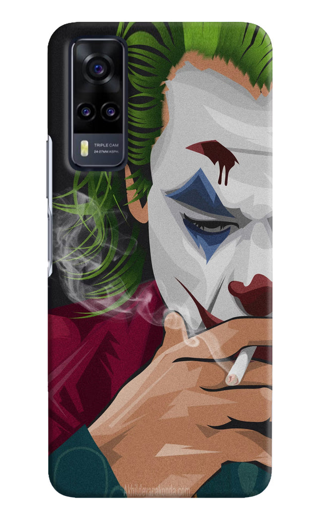 Joker Smoking Vivo Y31 Hard Case Back Cover by Casekaro