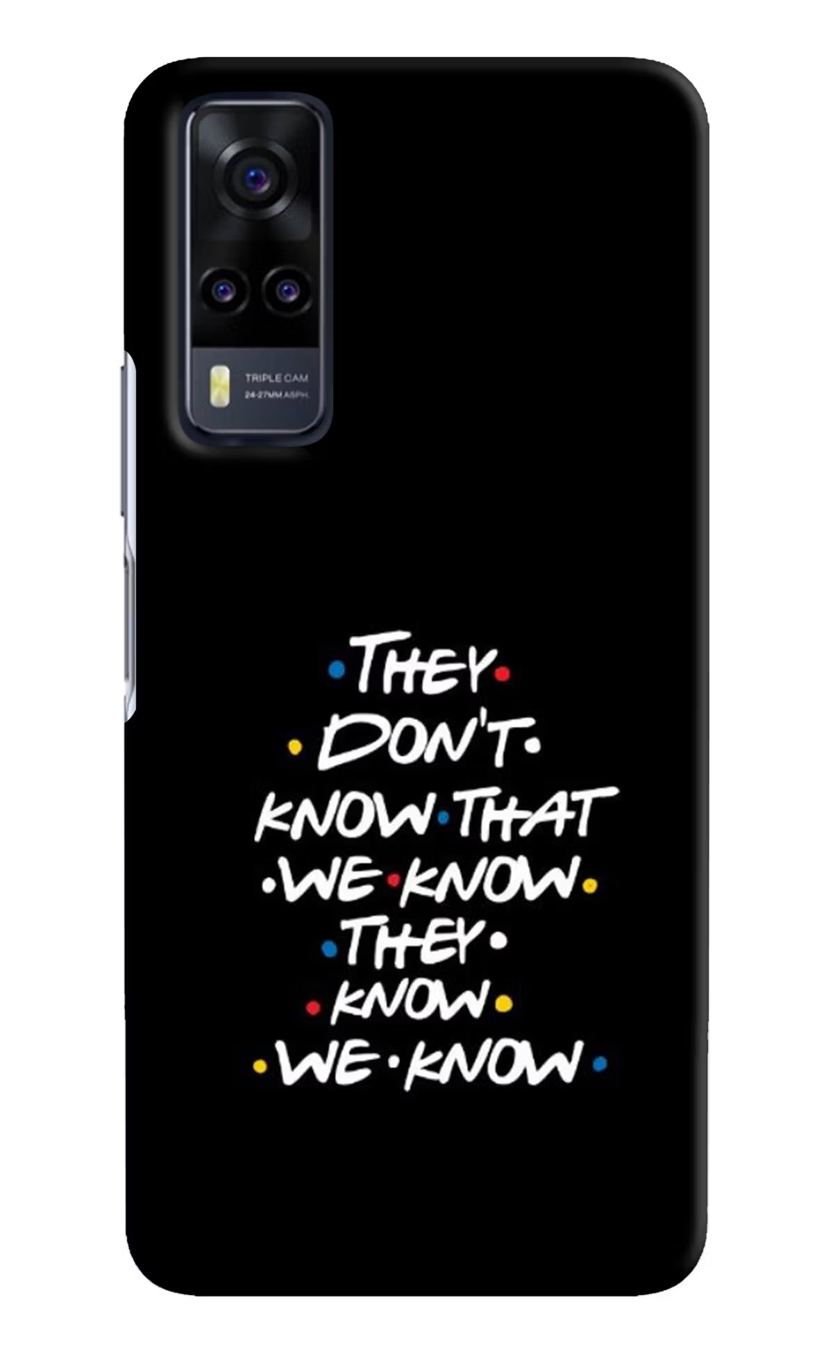 FRIENDS Dialogue Vivo Y31 Hard Case Back Cover by Casekaro