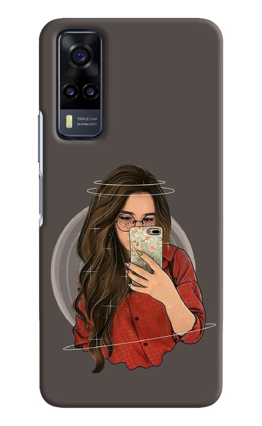 Selfie Queen Vivo Y31 Hard Case Back Cover by Casekaro