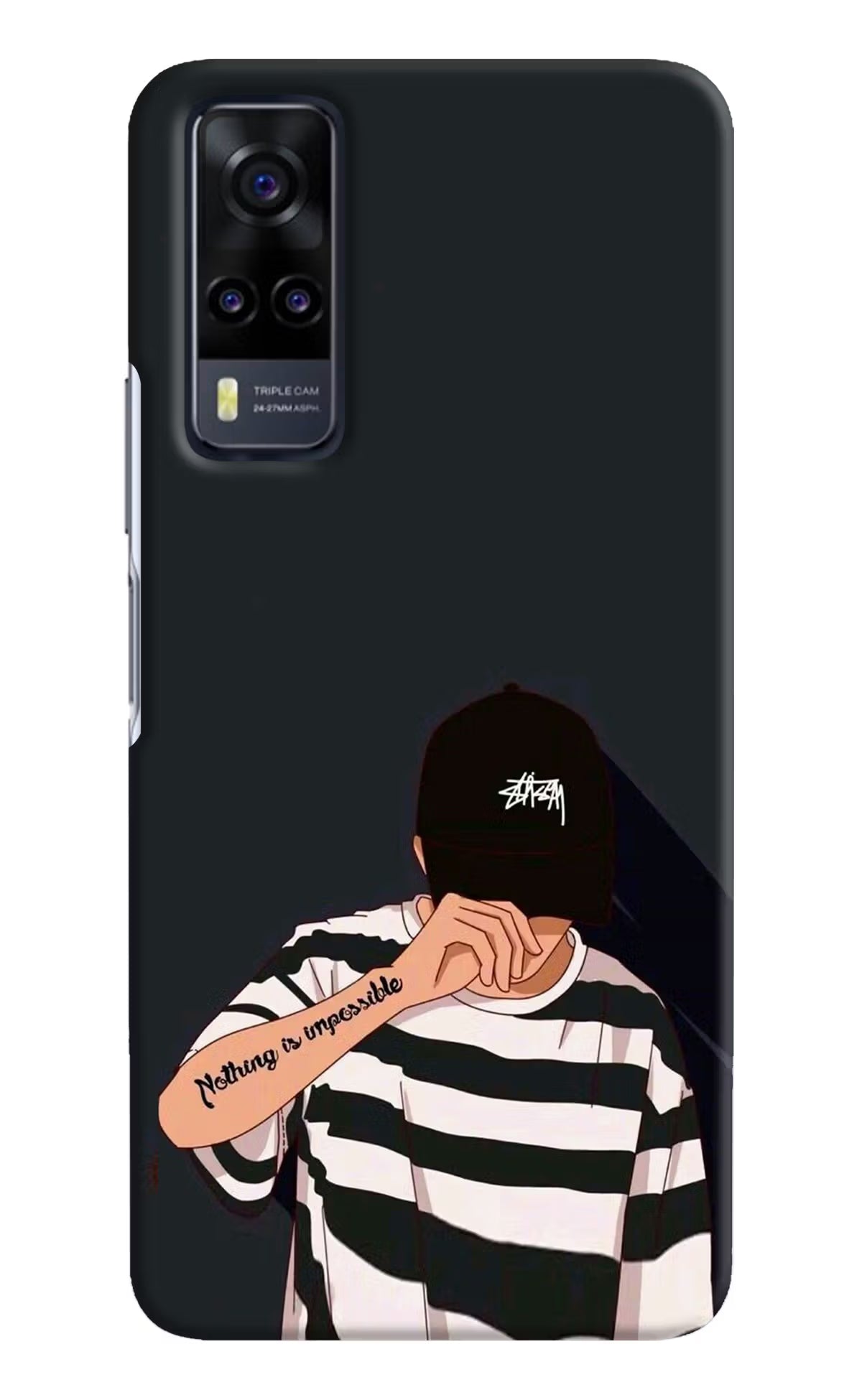 Aesthetic Boy Vivo Y31 Hard Case Back Cover by Casekaro