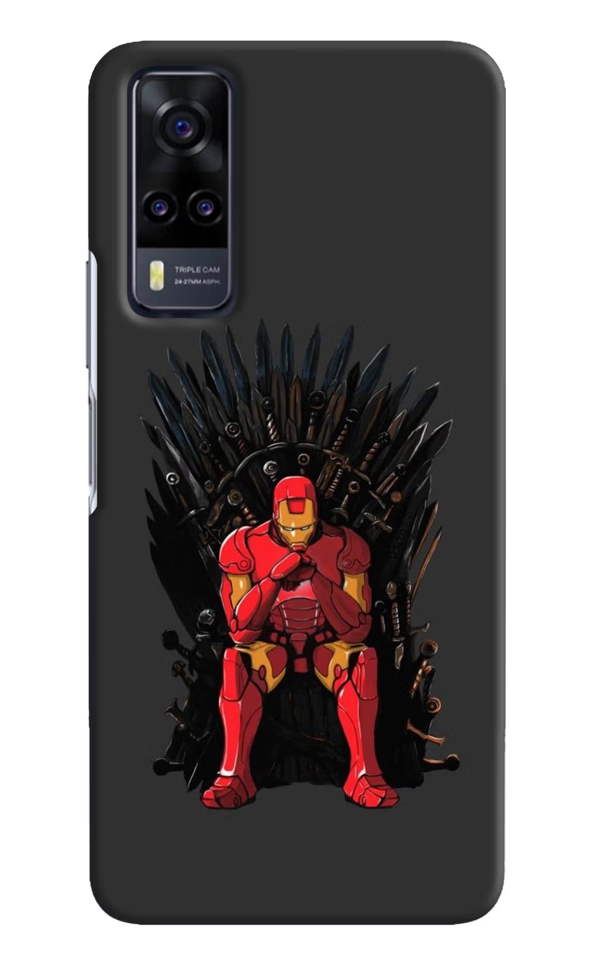 Ironman Throne Vivo Y31 Hard Case Back Cover by Casekaro