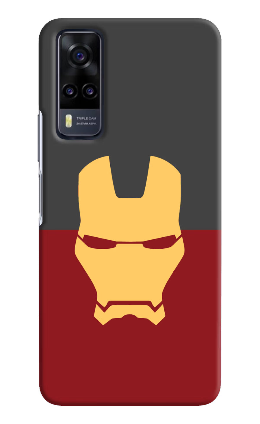 Ironman Vivo Y31 Back Cover, Hard case